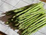 Asperges (petites et vertes) au fromage de chèvre