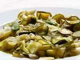 Courgettes au citron confit