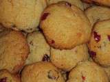 Cookies Cranberries et Chocolat Blanc