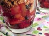 Crumble Pomme, Fruits Rouges et Hibiscus - Les Rendez-Vous de Létizia #4