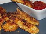 Nuggets de poulet et ketchup maison