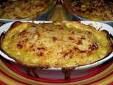 Gratin de choux fleurs avec la galette aux pommes de terre hyperprotéiné