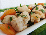 Aiguillettes de poulet aux abricots [#poulet #chicken #faitmaison #recettedujour #lundi]