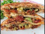 Croque courgette, chorizo & kiri [#croque #fromage #homemade]