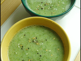 Velouté de courgettes au cerfeuil [#soupe #velouté #légumes #veggie]