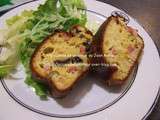 Cake aux lardons et olives