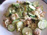 Crumble de saumon et courgettes à l'Ultra Pro