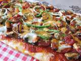 Pizza aux moules et chorizo