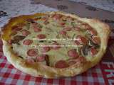 Quiche aux saucisses