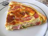 Quiche courgette chèvre et jambon