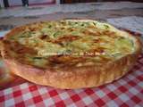 Quiche courgettes au Cantal