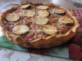 Quiche jambon au chèvre