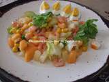 Salade crevettes ananas