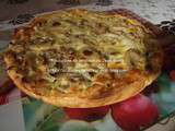 Tarte thon oignon champignon