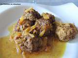 Boulettes aux oignons caramélisés