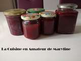 Confiture de cerises et pommes