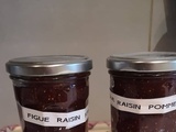 Confiture figues pommes raisin au micro-ondes