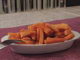 Frites de butternut au curcuma