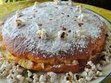 Gâteau au yaourt et crème pâtissière