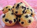 Muffins aux mûres (2eme version)