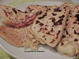 Naan jambon fromage