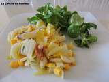 Salade d'endives, pomme