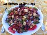 Salade tomate, escalope