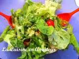 Salade verte et tomates cerises