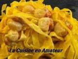 Tagliatelles aux noix de St Jacques