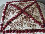 Tarte chantilly mascarpone et cerises