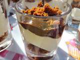 Verrine chocolat mascarpone et spéculoos