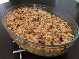 Crumble aux poires ou aux abricots