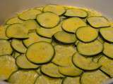 Flan de courgette safranée