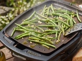 Haricots verts à la plancha