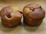 Muffins aux framboises (3 fois par jour)