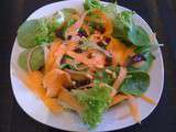 Salade de carottes folles