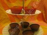 Muffins au chocolat et aux cerises amarena