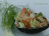 Avocat Saumon Crevettes Fenouil