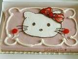 Bavarois fraises Hello Kitty