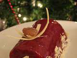 Bûche Cassis Marron