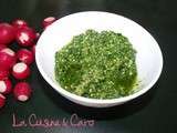 Pesto de radis roses