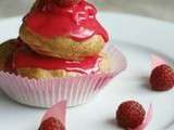 Religieuse Framboise et Rose