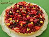 Tarte Basilic Mangue Fruits Rouges et son Crumble chocolat