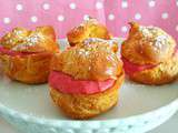 Choux, trop choux, à la crème de fraises