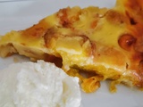 Clafoutis aux mirabelles, au miel et à la liqueur de Lorraine