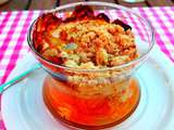 Crumble aux abricots à l'italienne