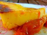 Flan aux pêches et abricots