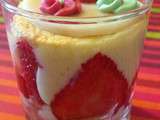 Fraisier en verrine