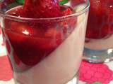 Panna cotta aux fraises