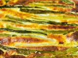 Tarte aux asperges vertes sans gluten